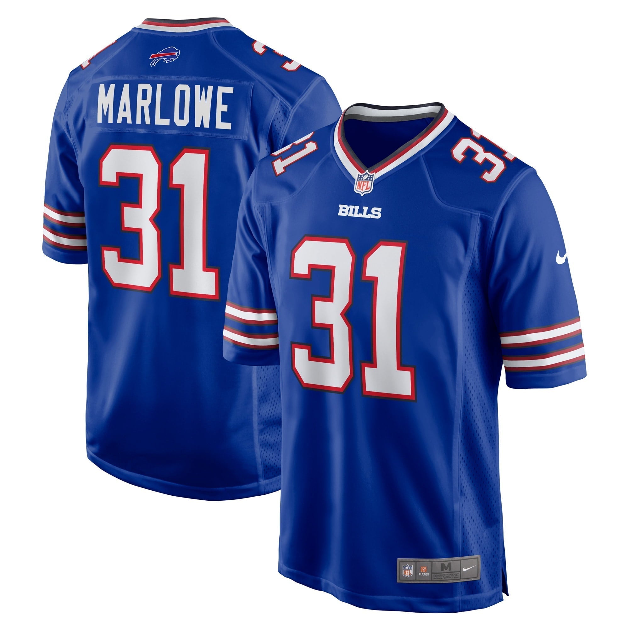Men s Nike Dean Marlowe Royal Buffalo Bills Game Player Jersey