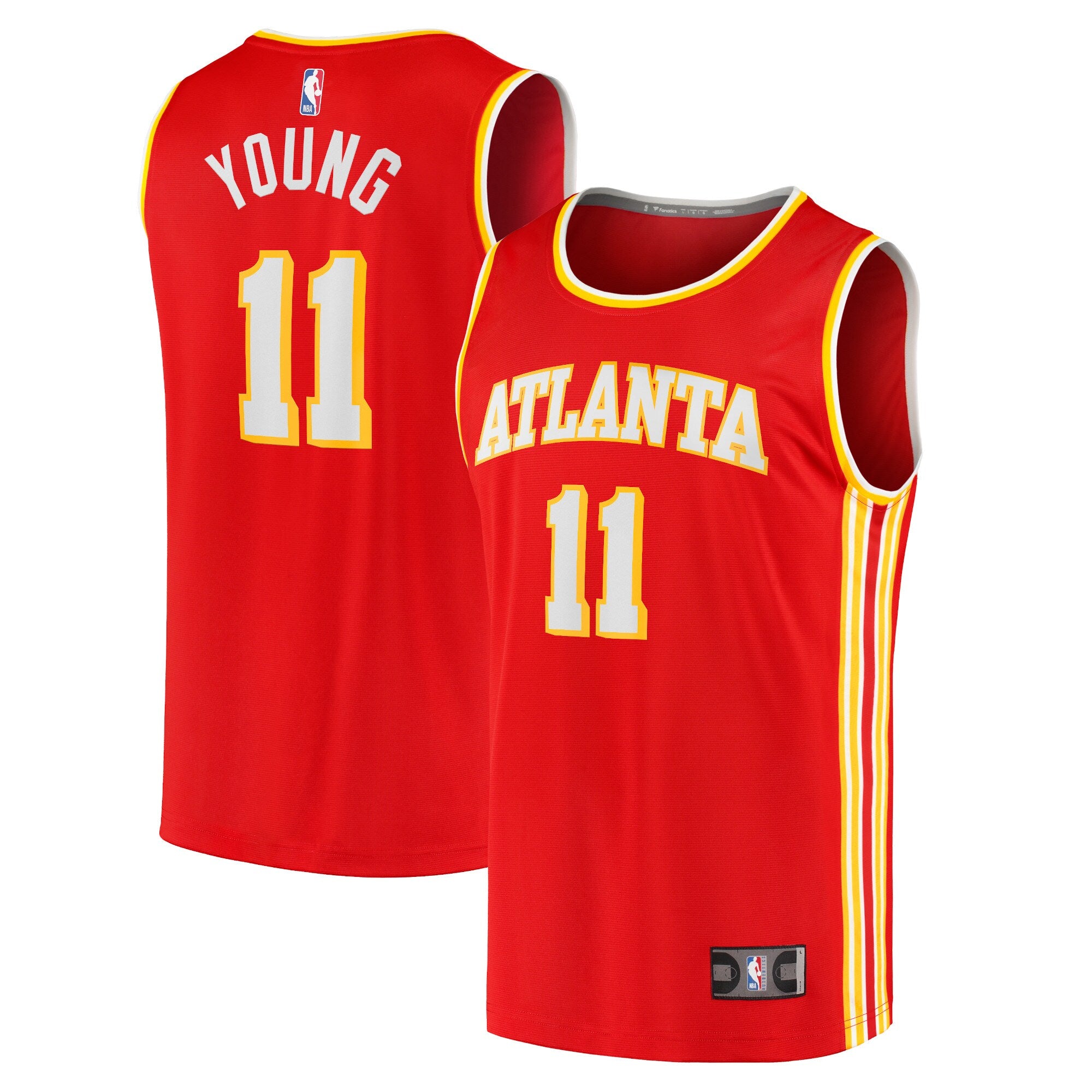 Trae Young Atlanta Hawks, NBA Jerseys Fanatics Branded Youth 2020/21 Fast Break Player Jersey - Red - Icon Edition