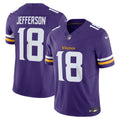 Justin Jefferson Minnesota Vikings Nike Vapor F.U.S.E. Limited Jersey   Purple