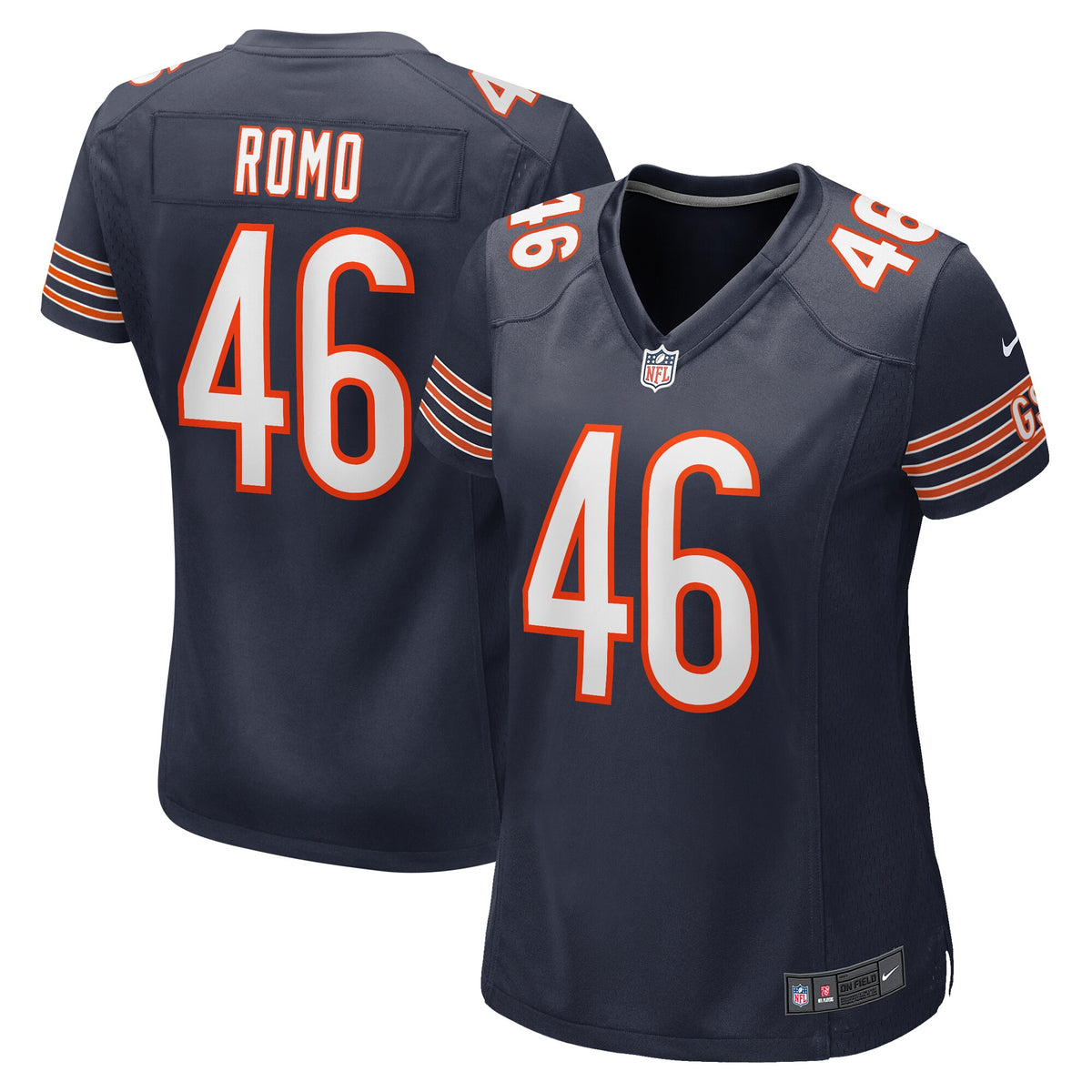 John Parker Romo Chicago Bears Nike Women s Team Game Jersey    Navy
