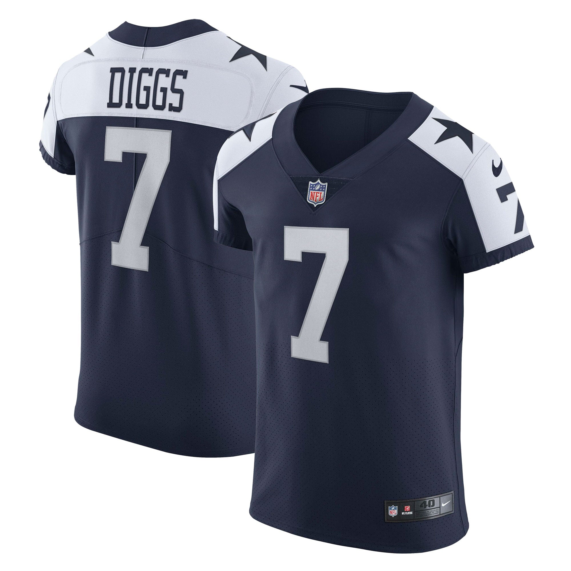 Men s Nike Trevon Diggs Navy Dallas Cowboys Alternate Vapor Elite Jersey