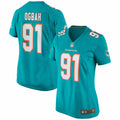 Women s Nike Emmanuel Ogbah Aqua Miami Dolphins Game Jersey