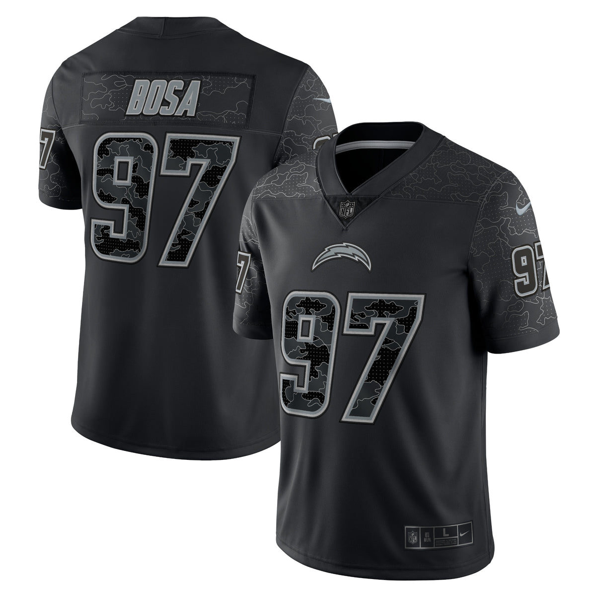 Joey Bosa Los Angeles Chargers Nike RFLCTV Limited Jersey   Black