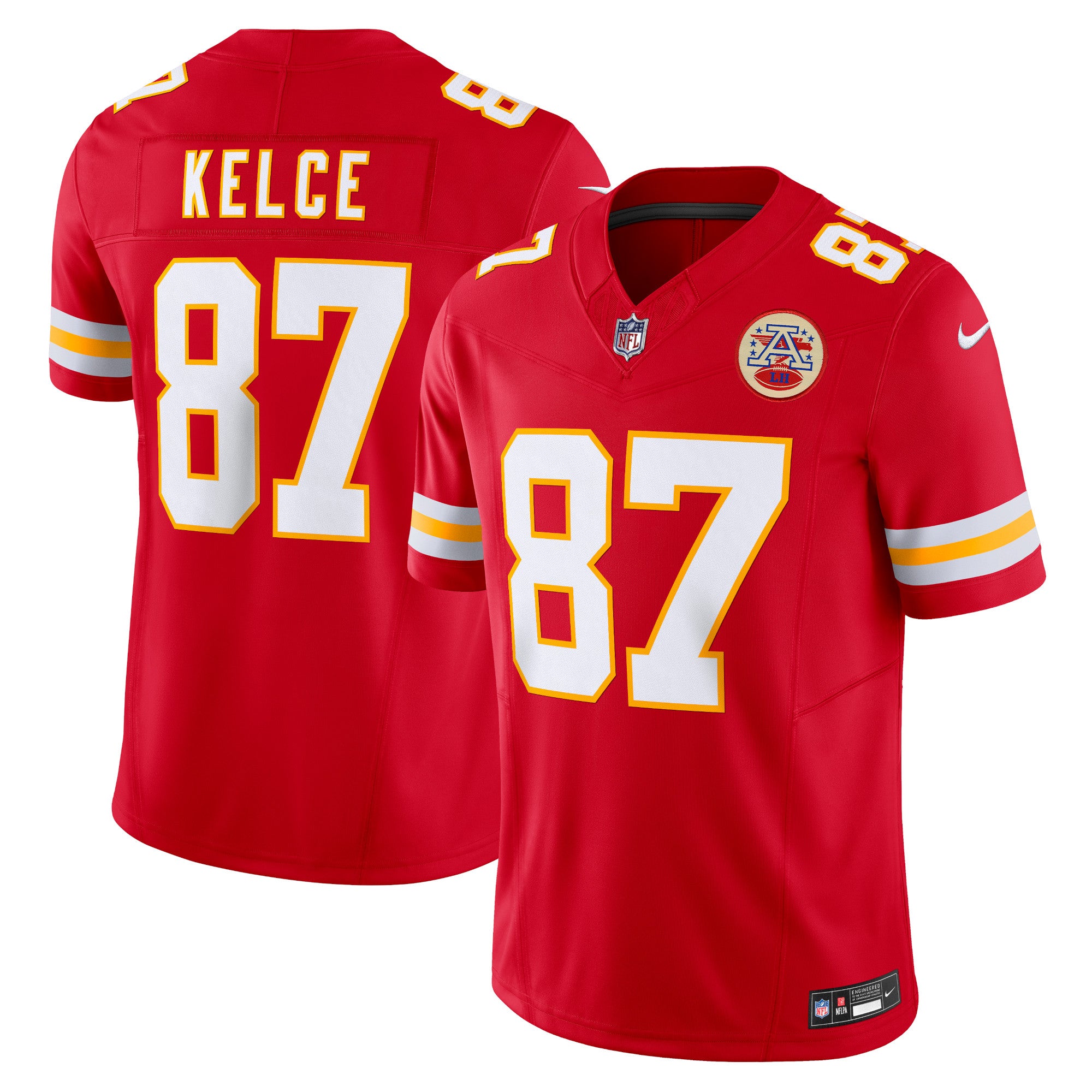 Travis Kelce Kansas City Chiefs Nike Vapor F.U.S.E. Limited Jersey   Red