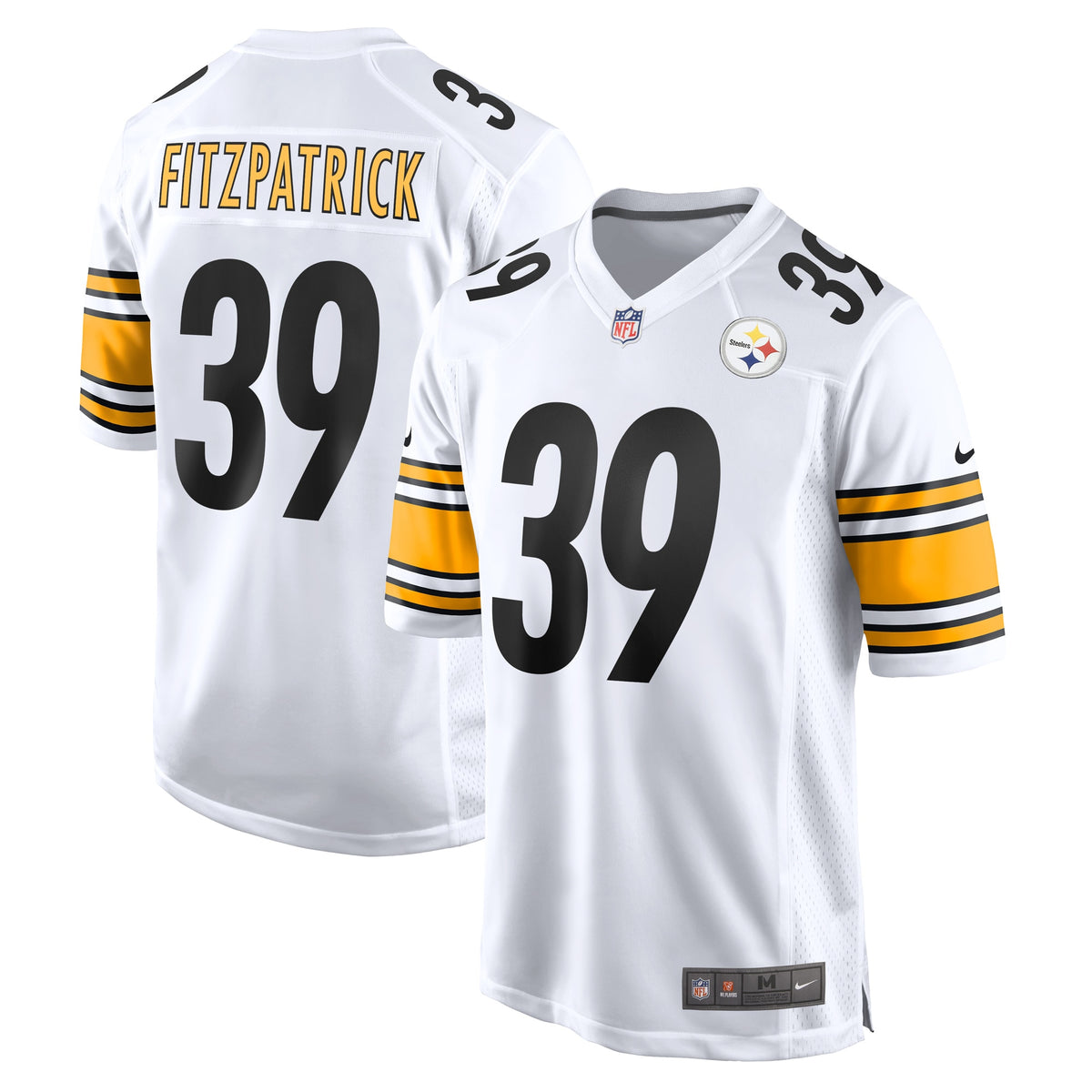 Minkah Fitzpatrick Pittsburgh Steelers Nike Game Player Jersey   White
