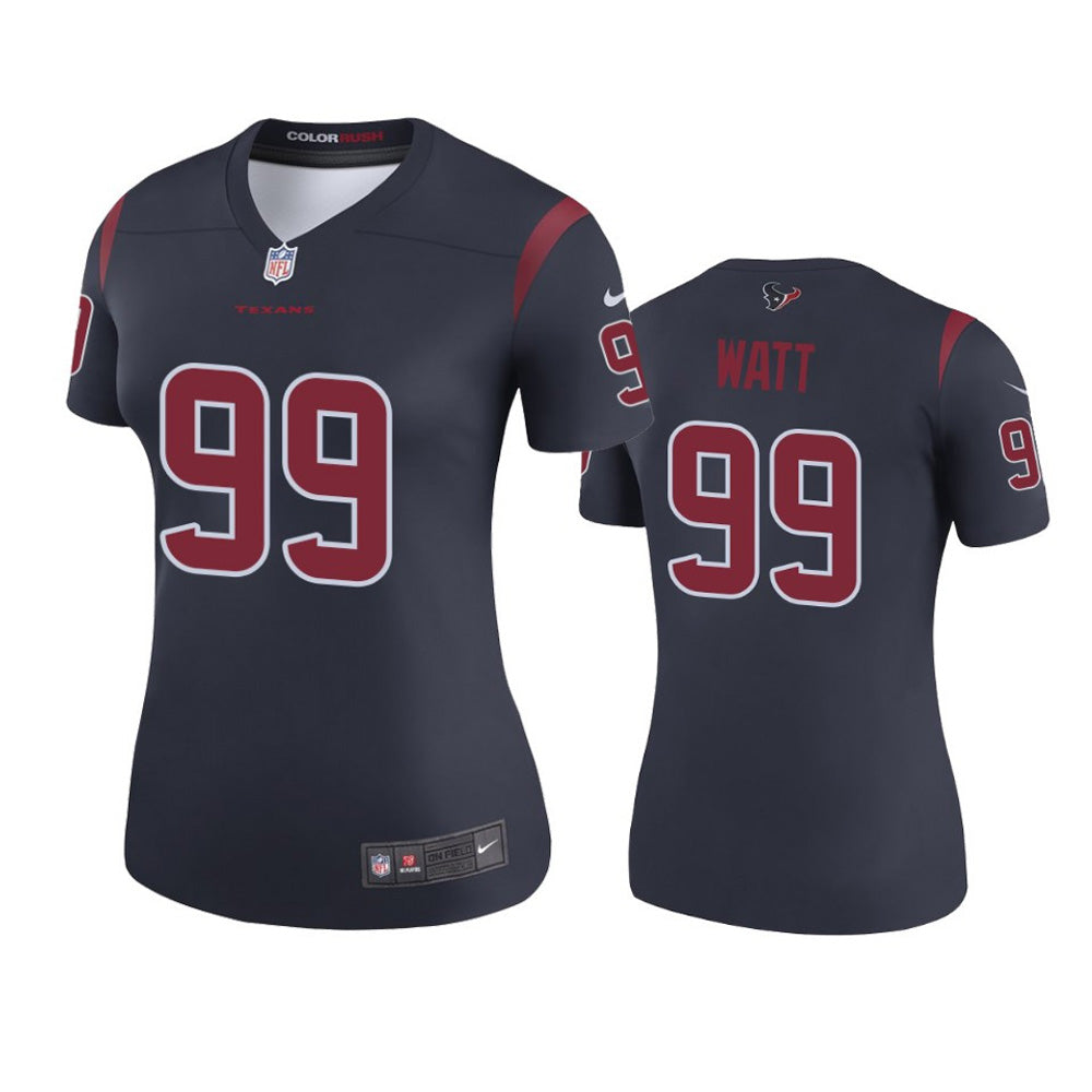 Women s Houston Texans JJ Watt Legend Jersey   Navy