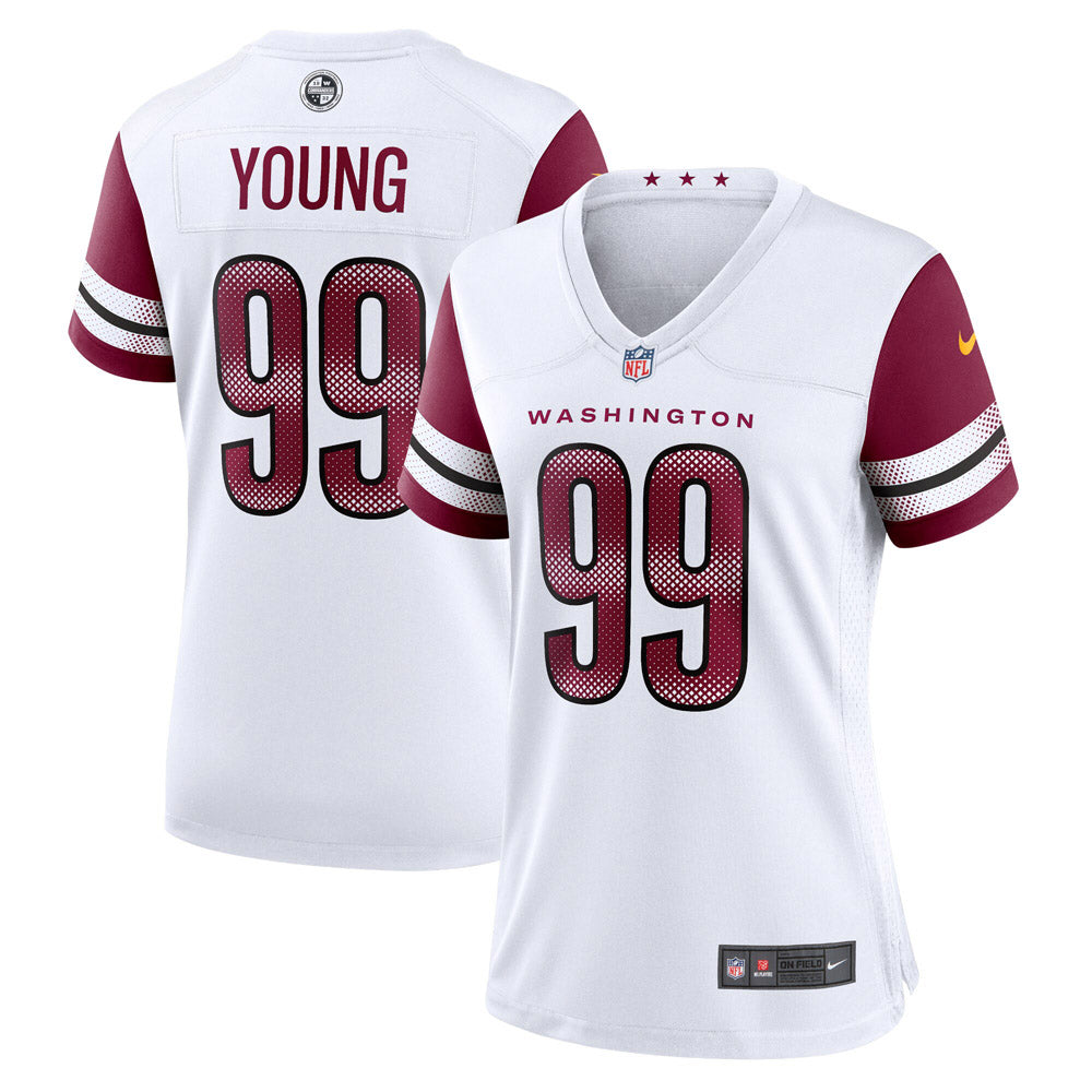 Women s Washington Commanders Chase Young Game Jersey- White