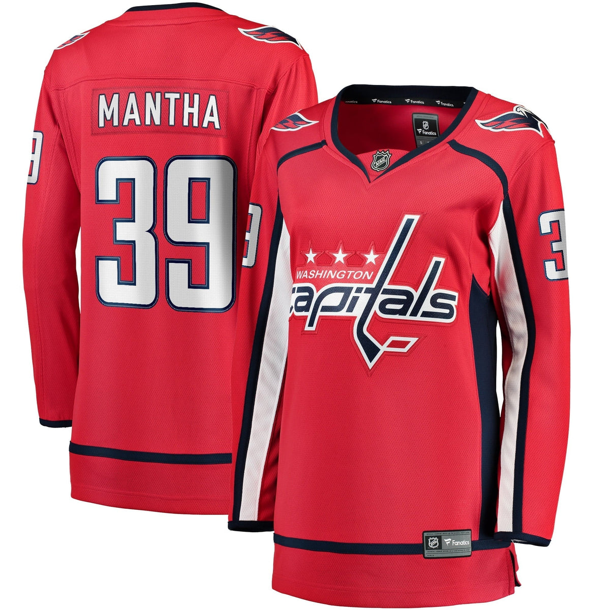 Women's Fanatics Branded Anthony Mantha Red Washington Capitals 2017/18 Home Breakaway Replica Jersey