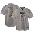 Kenny Pickett Pittsburgh Steelers Nike Youth Atmosphere Game Jersey   Gray