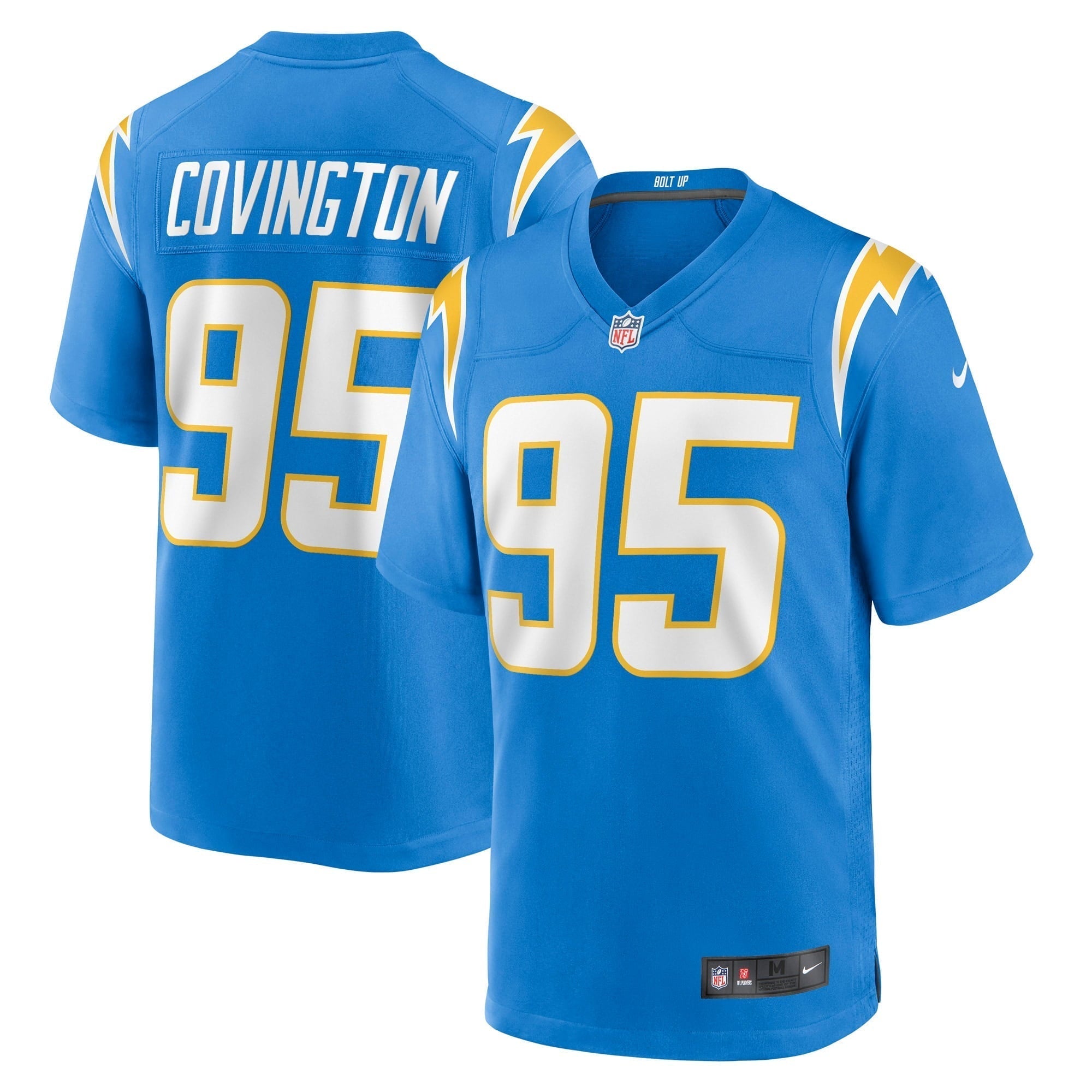 Men s Nike Christian Covington Powder Blue Los Angeles Chargers Game Jersey