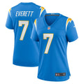 Women s Nike Gerald Everett Powder Blue Los Angeles Chargers Player Game Jersey