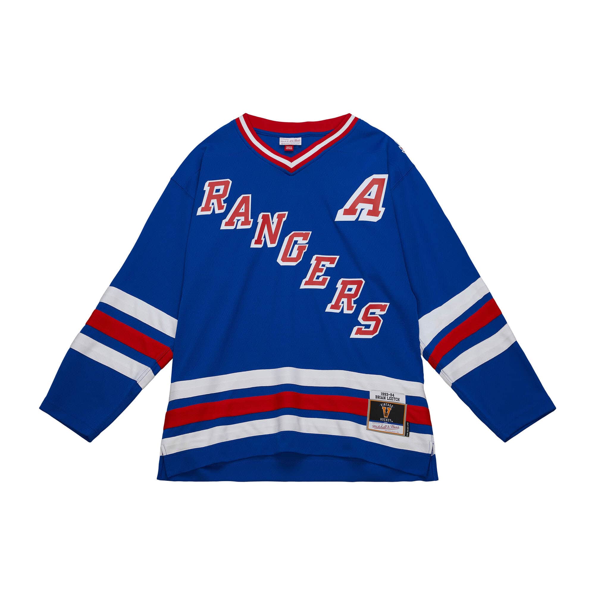 Blue Line Brian Leetch New York Rangers 1993 Jersey