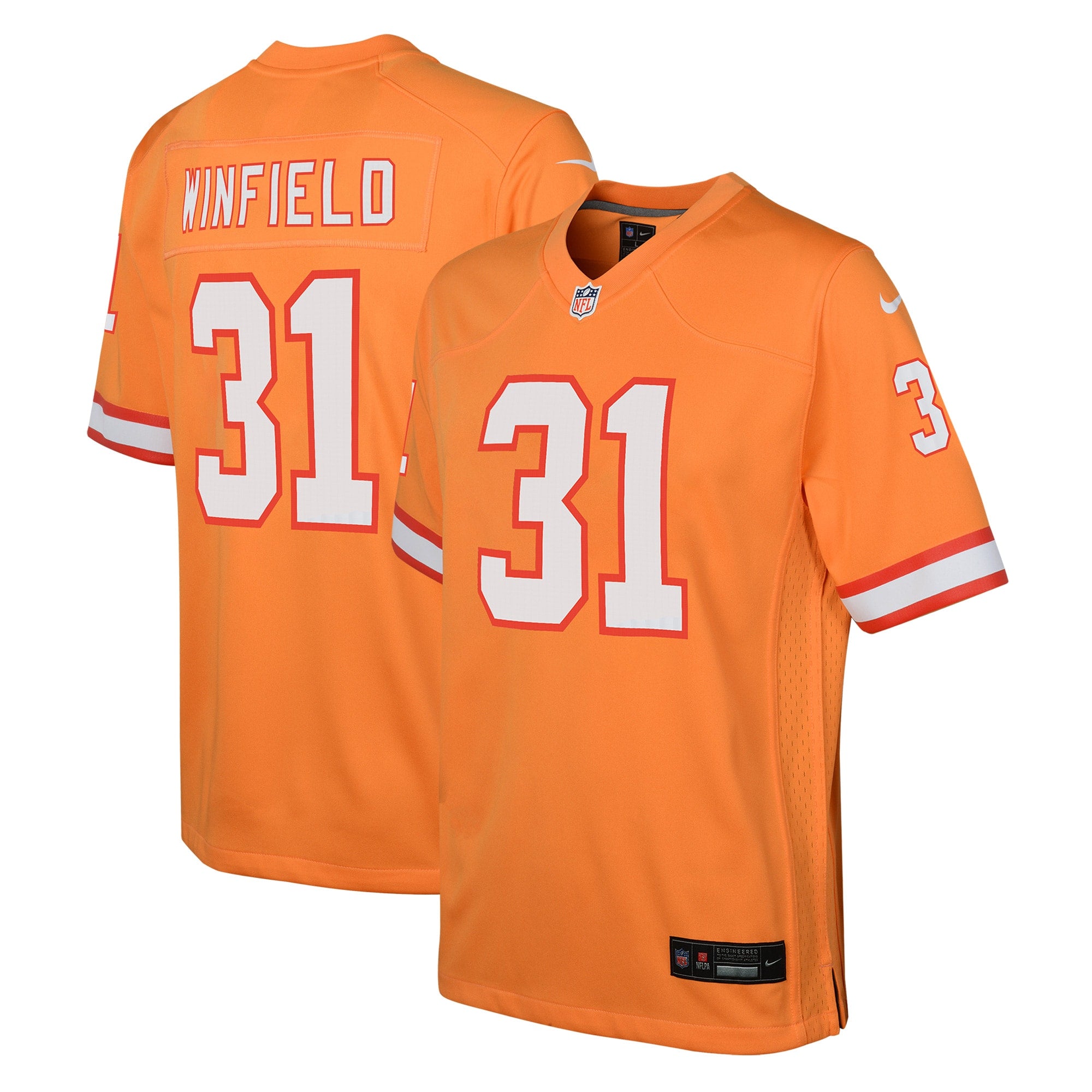 Antoine Winfield Jr. Tampa Bay Buccaneers Nike Youth Game Jersey   Orange