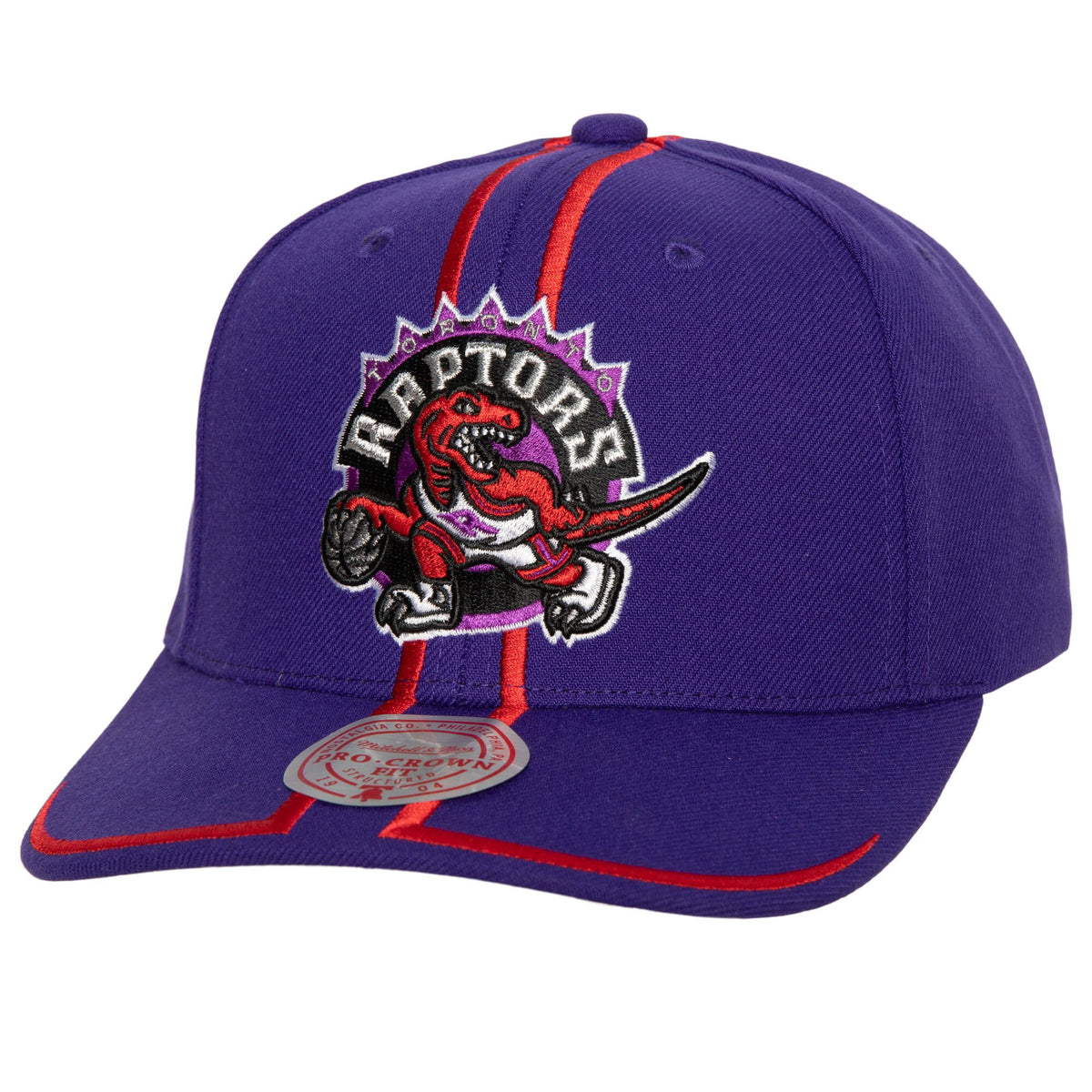 Toronto Raptors Mitchell & Ness Hardwood Classics 1998 NBA Draft Commemorative Adjustable Hat - Purple