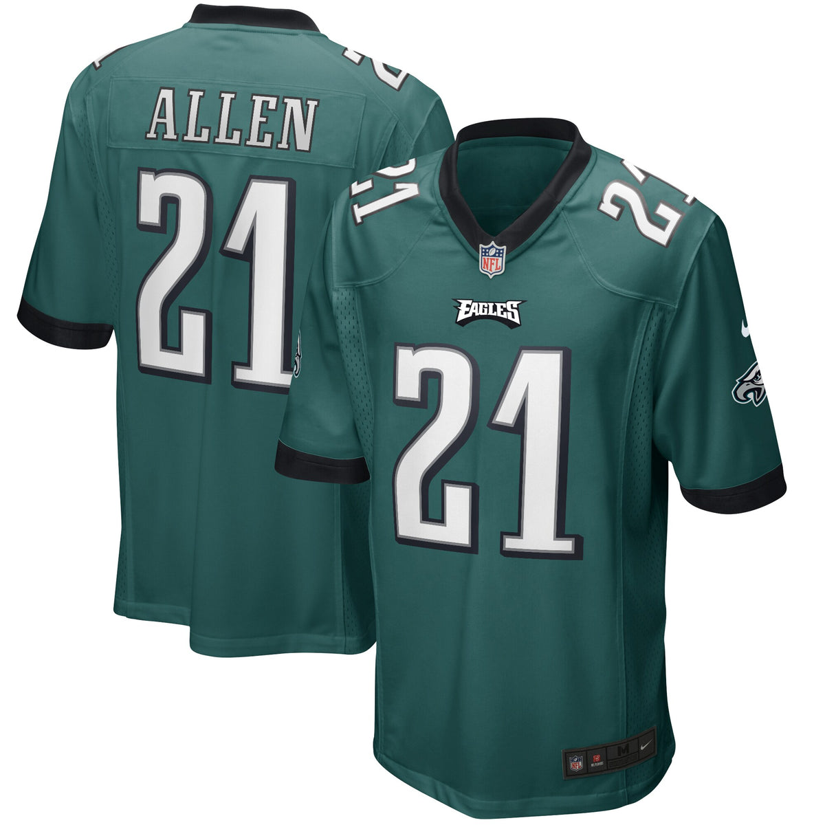 Eric Allen Philadelphia Eagles Nike Game Retired Player Jersey   Midnight Green