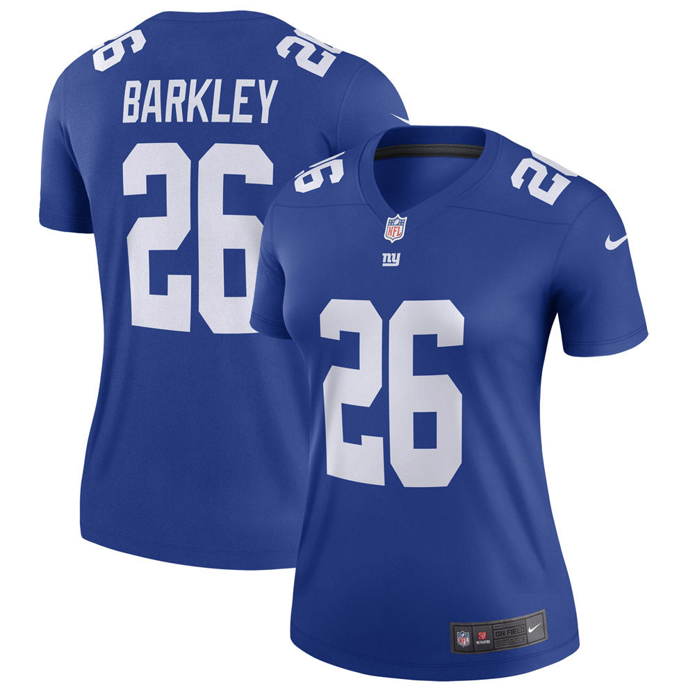 Women s New York Giants Saquon Barkley Legend Jersey Royal Blue