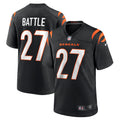Jordans Battle Cincinnati Bengals Nike Team Game Jersey    Black