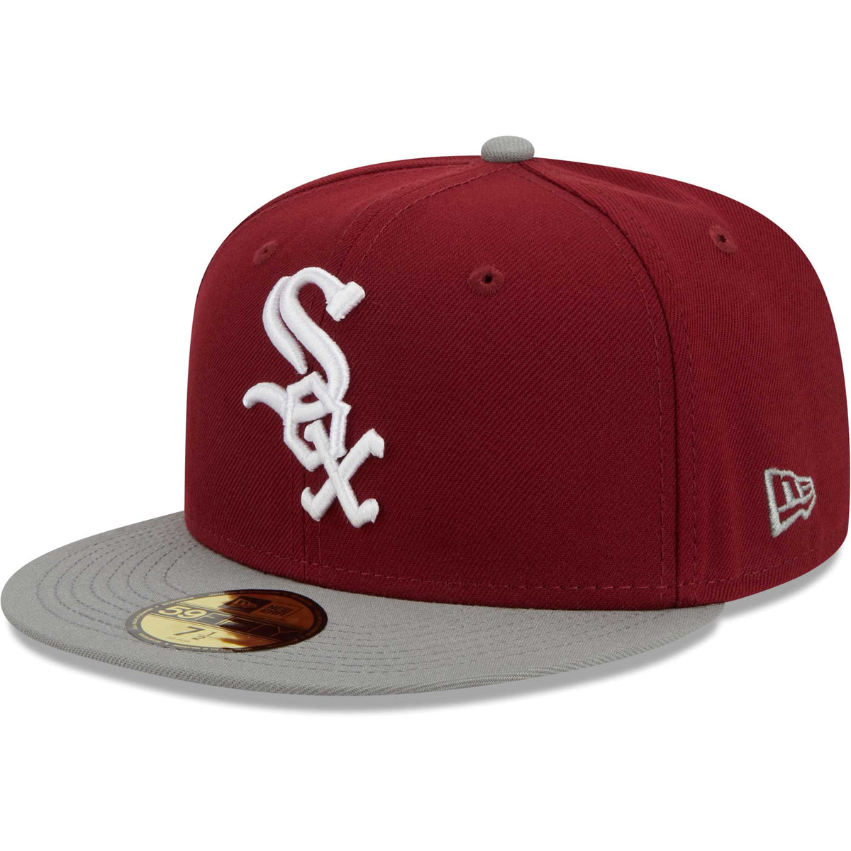 Chicago White Sox New Era Two-Tone Color Pack 59FIFTY Fitted Hat - Cardinal