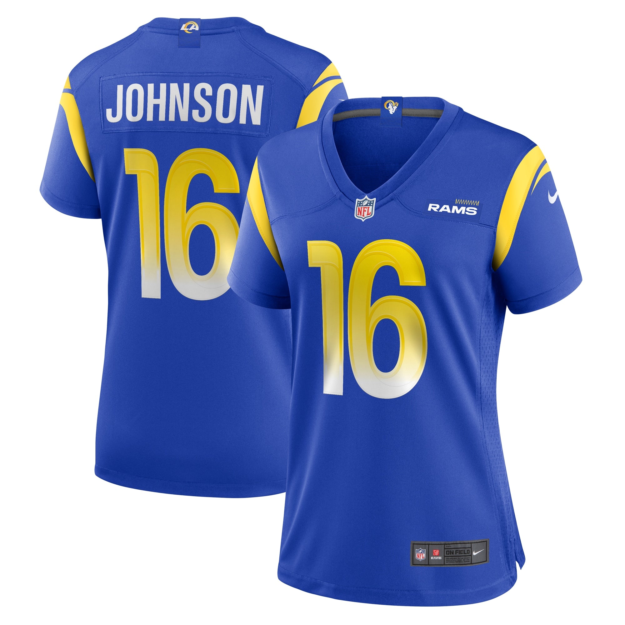 Tyler Johnson Los Angeles Rams Nike Women s Team Game Jersey    Royal