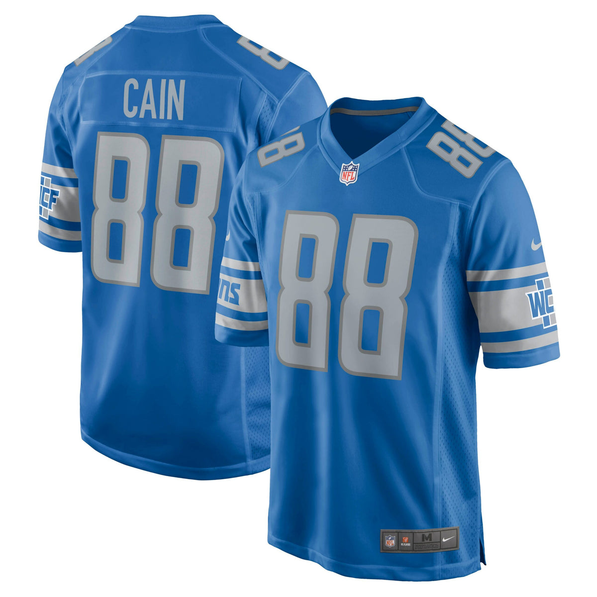 Jim Cain Detroit Lions Nike Retired Player Jersey   Blue