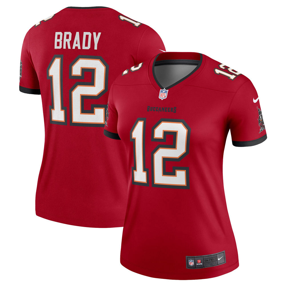 Women s Tampa Bay Buccaneers Tom Brady Legend Jersey Red