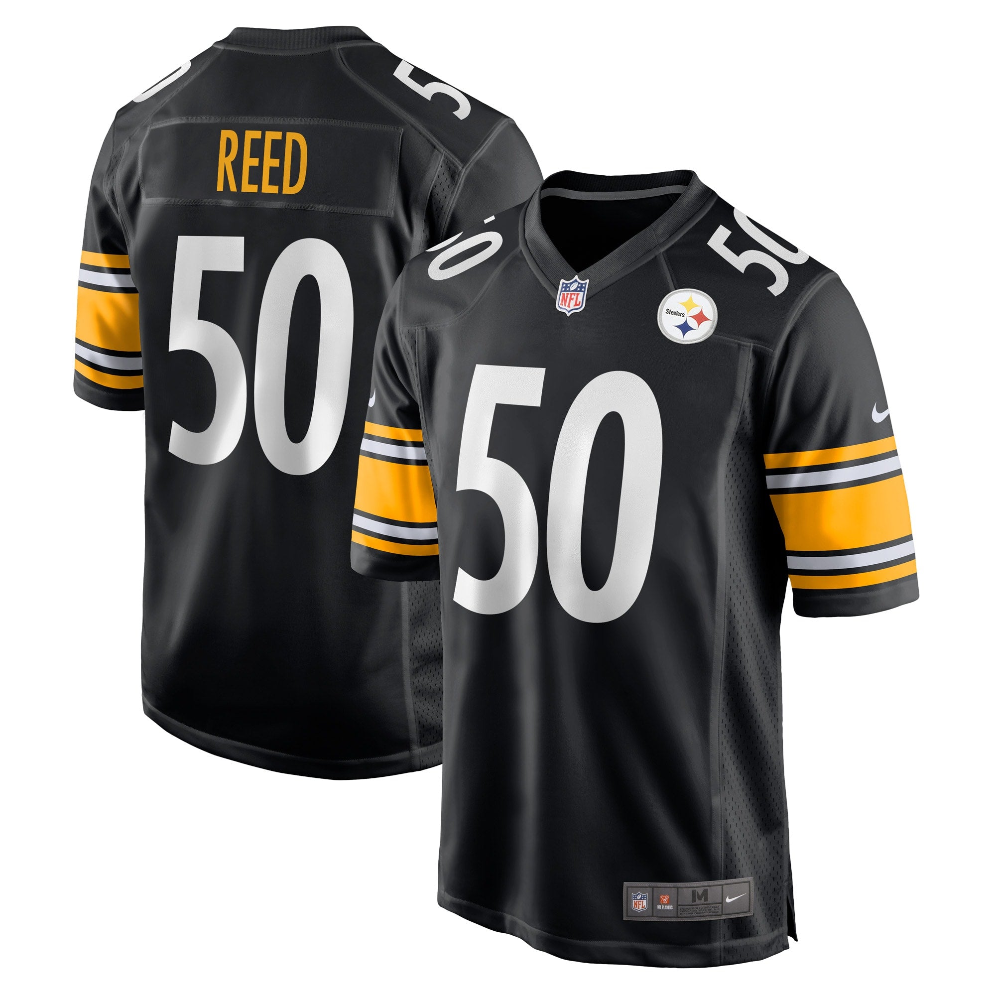 Malik Reed Pittsburgh Steelers Nike Game Player Jersey   Black