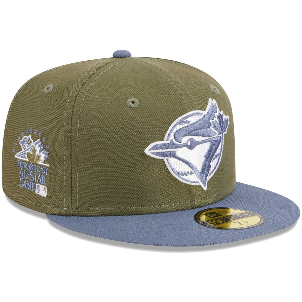 Toronto Blue Jays New Era 59FIFTY Fitted Hat - Olive/Blue