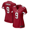 Women s Nike Isaiah Simmons Cardinal Arizona Cardinals Game Player Jersey