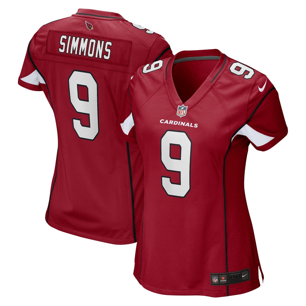 Women s Nike Isaiah Simmons Cardinal Arizona Cardinals Game Player Jersey