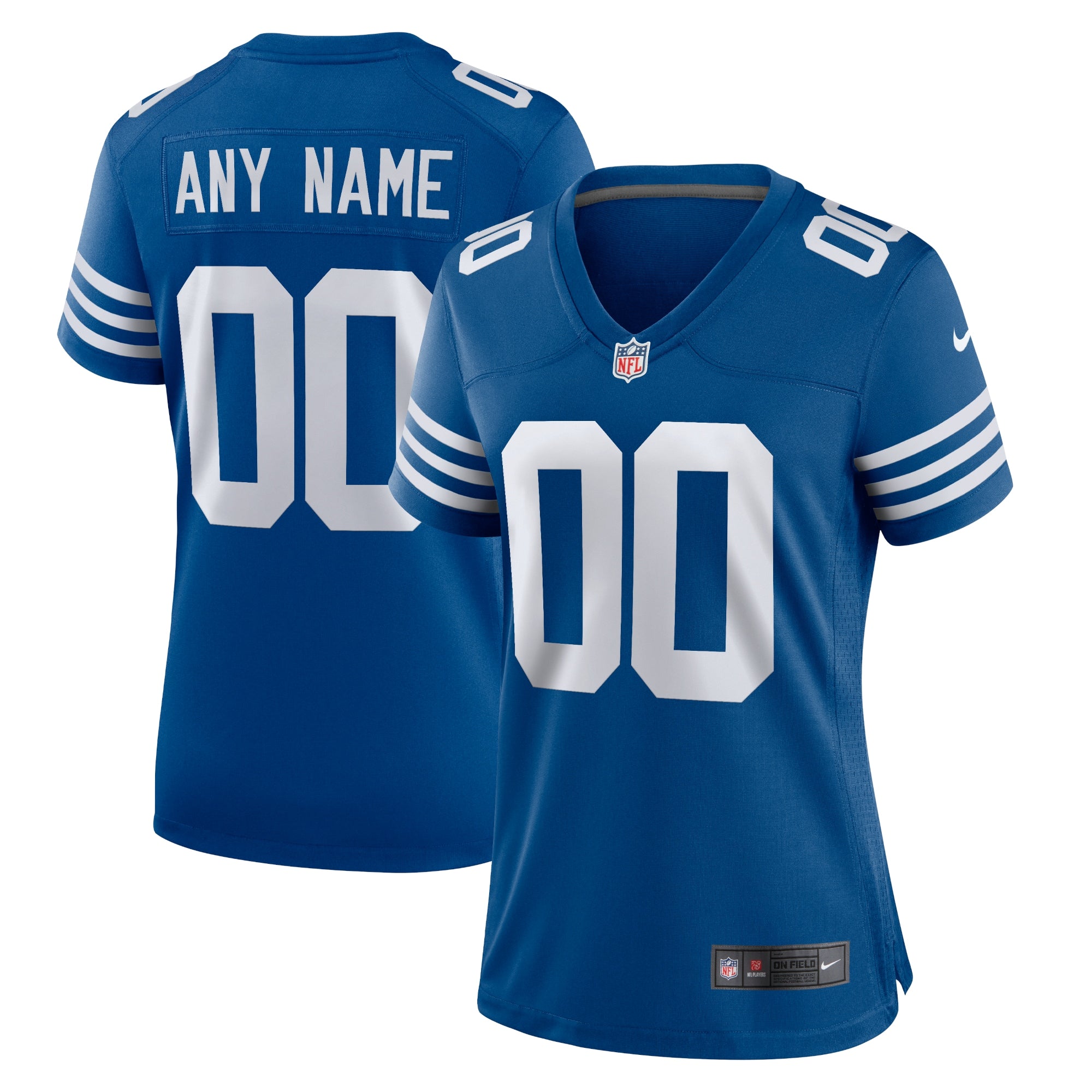 Indianapolis Colts Nike Women s Alternate Custom Jersey   Royal