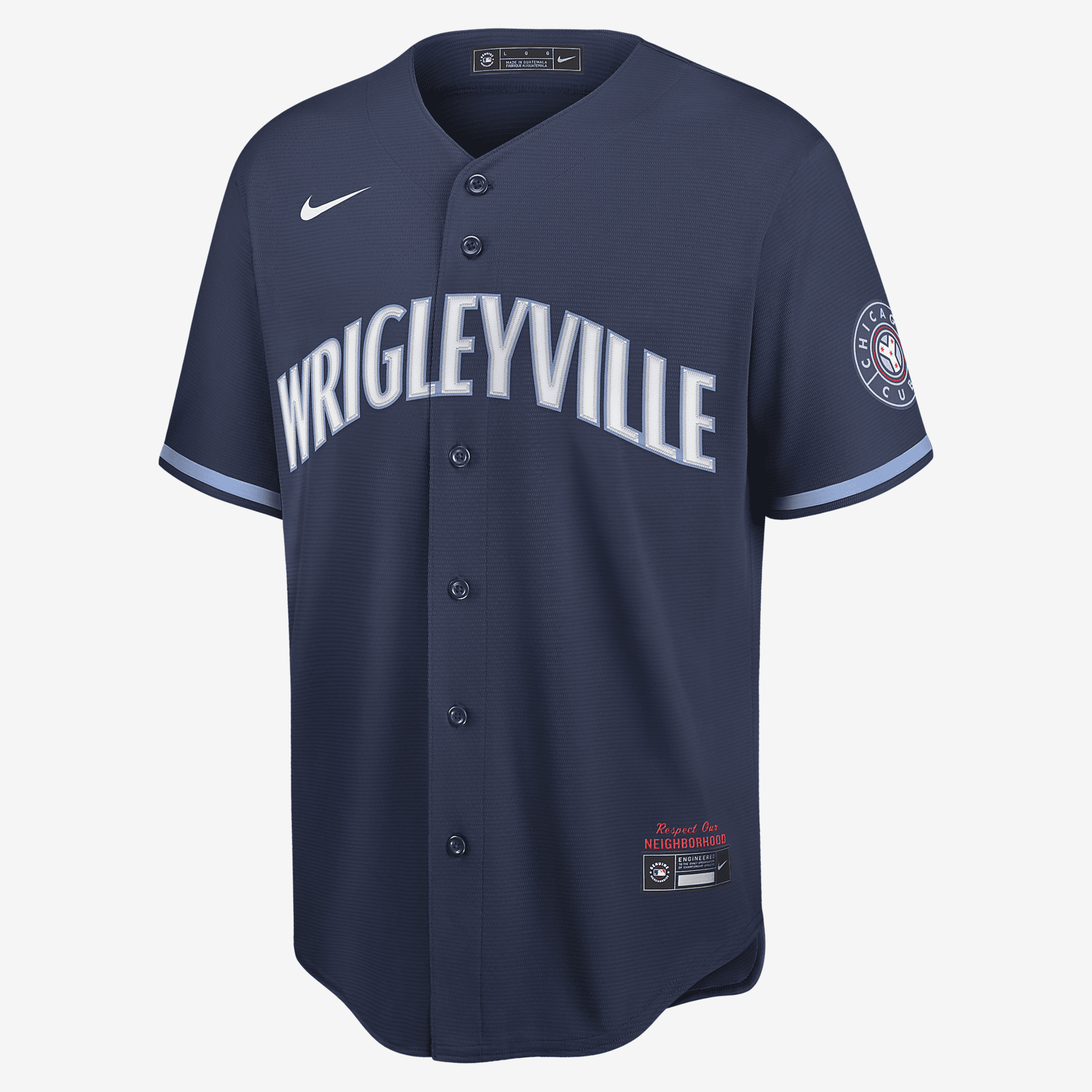 MLB Chicago Cubs City Connect Men's Replica Baseball Jersey - Deep Royal Blue