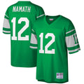 Joe Namath New York Jets Mitchell   Ness Retired Player Legacy Replica Jersey   Green
