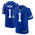Warren Moon Seattle Seahawks Nike Throwback Retired Player Game Jersey Royal