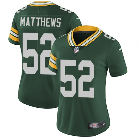 Women s Green Bay Packers Clay Matthews Limited Player Jersey Green