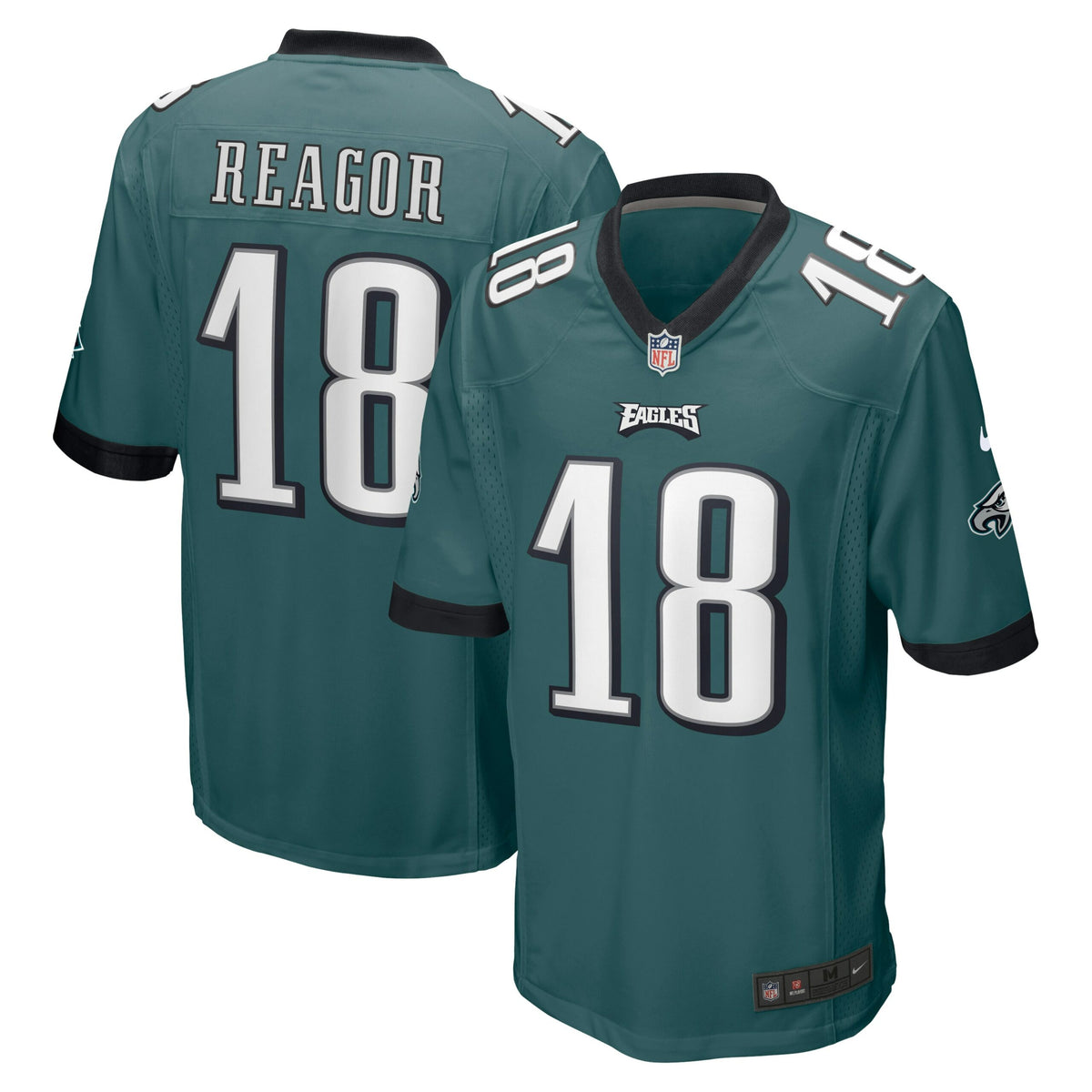 Jalen Reagor Philadelphia Eagles Nike Game Jersey   Midnight Green