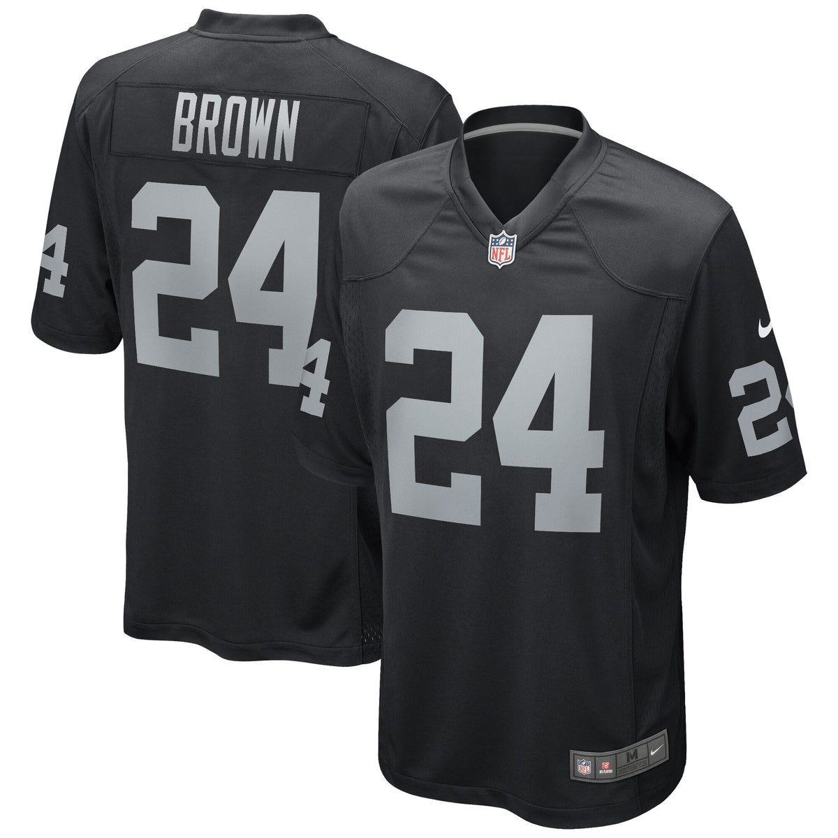 Willie Brown Las Vegas Raiders Nike Game Retired Player Jersey   Black