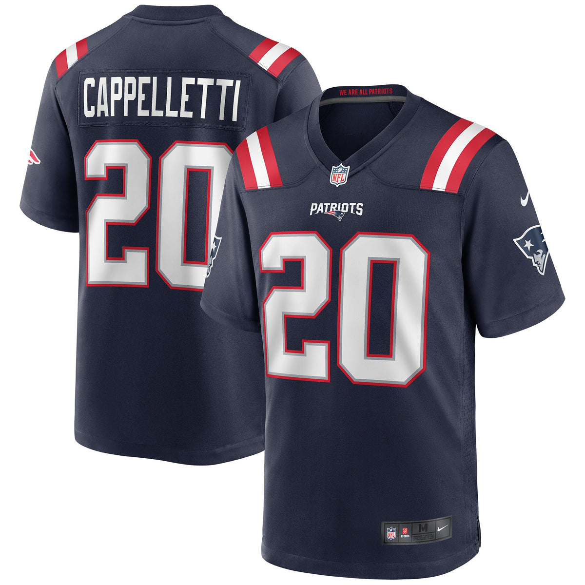 Gino Cappelletti New England Patriots Nike Game Retired Player Jersey   Navy