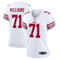Women s Nike Trent Williams White San Francisco 49ers Player Game Jersey