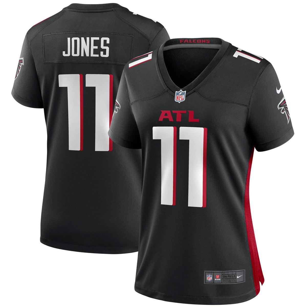 Women s Nike Julio Jones Black Atlanta Falcons Player Game Jersey
