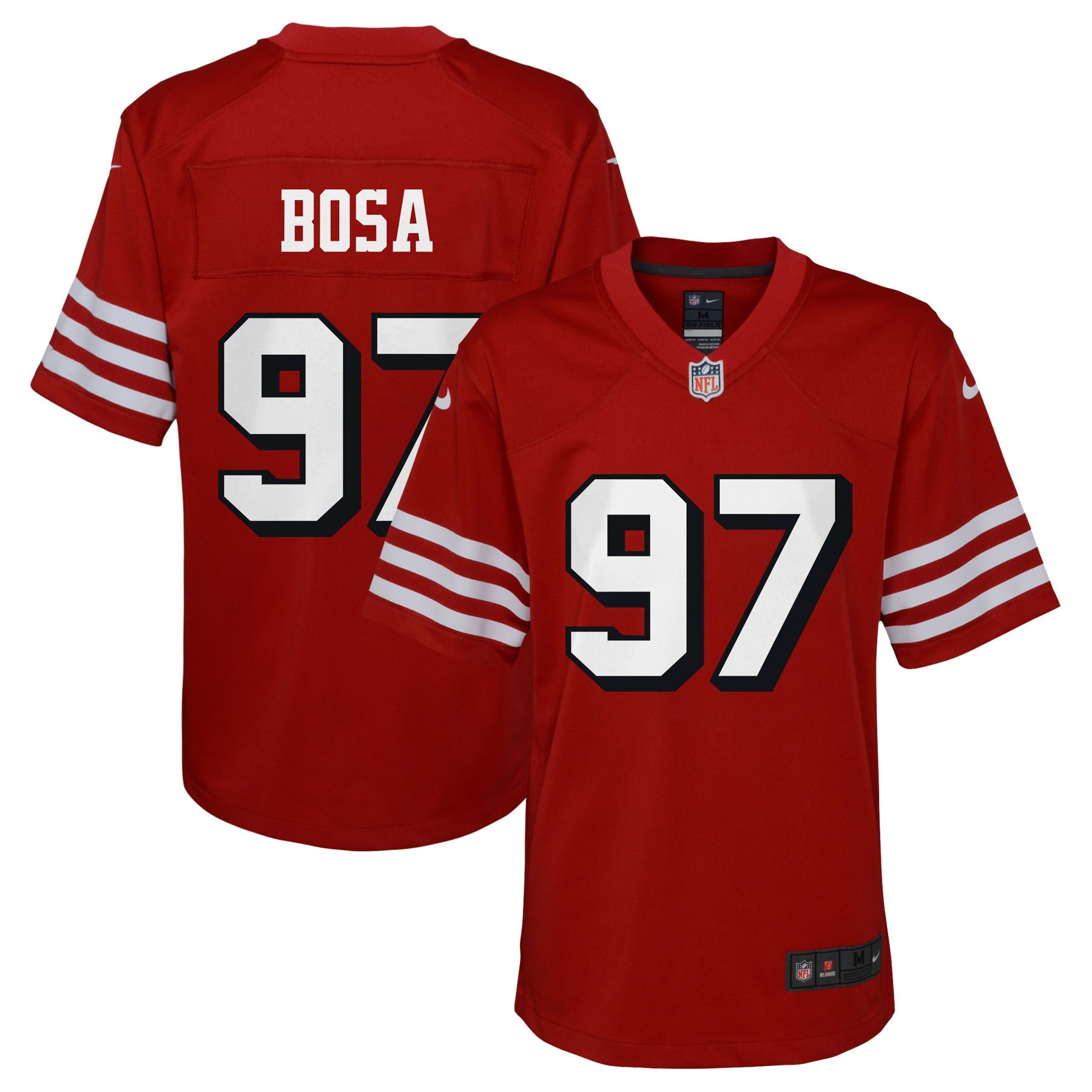 Nick Bosa San Francisco 49ers Nike Youth Game Jersey   Scarlet
