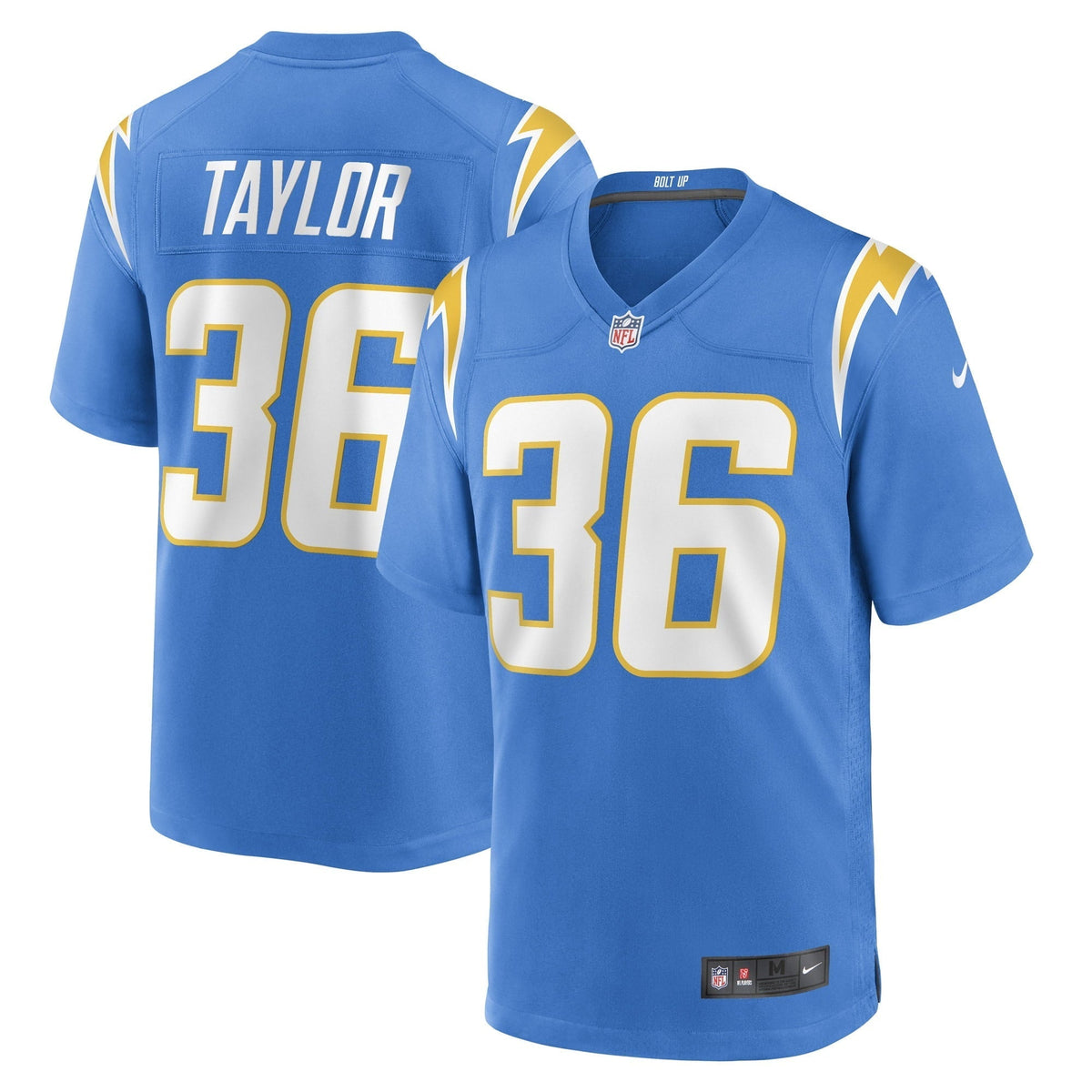 Men s Nike Ja Sir Taylor Powder Blue Los Angeles Chargers Game Player Jersey