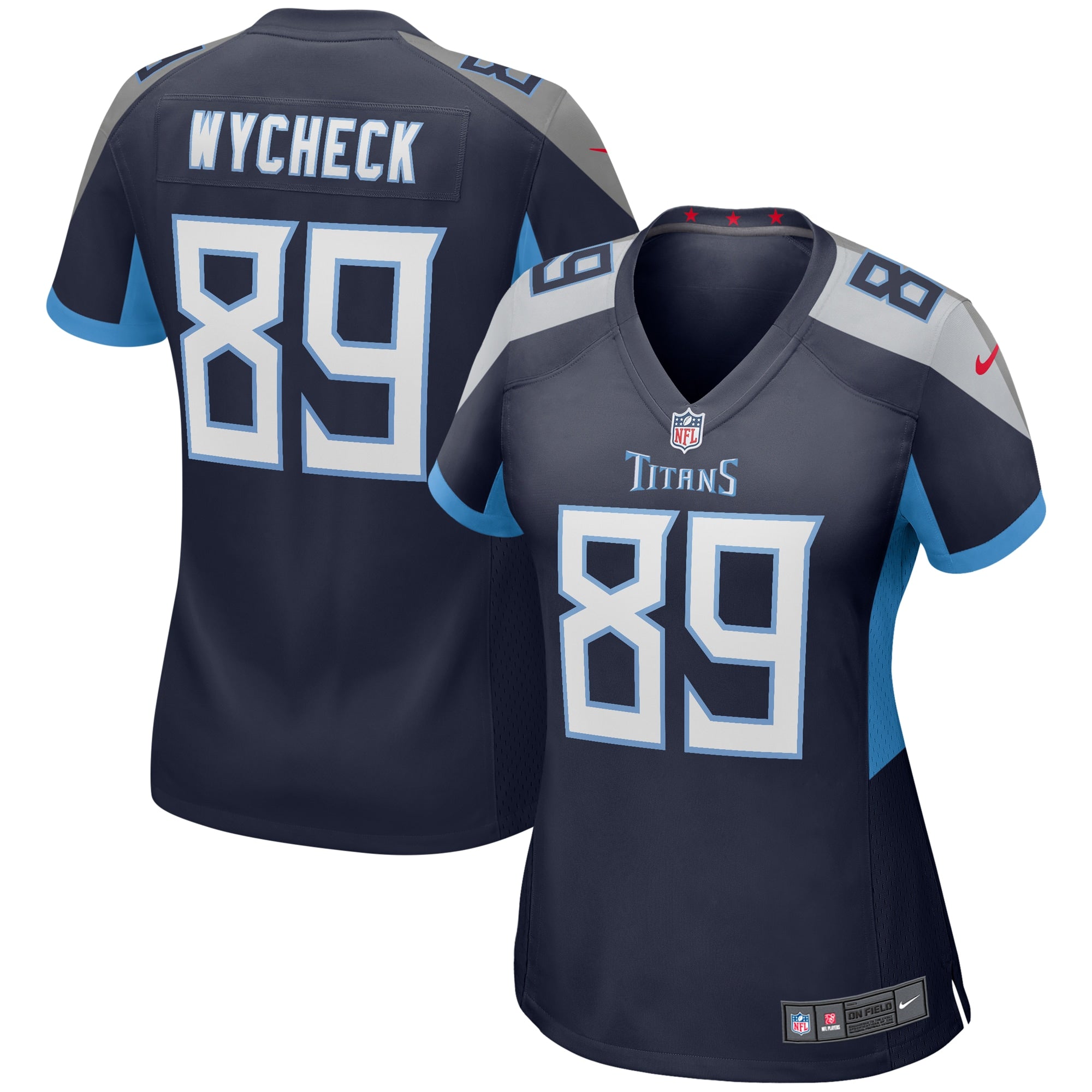 Frank Wycheck Tennessee Titans Nike Women s Game Retired Player Jersey   Navy