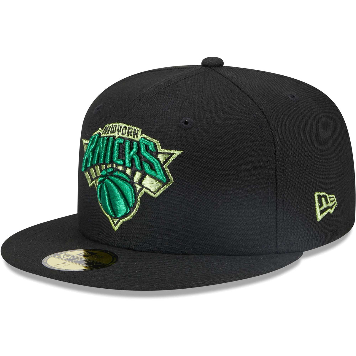 New York Knicks New Era Metallic Pop 59FIFTY Fitted Hat - Black