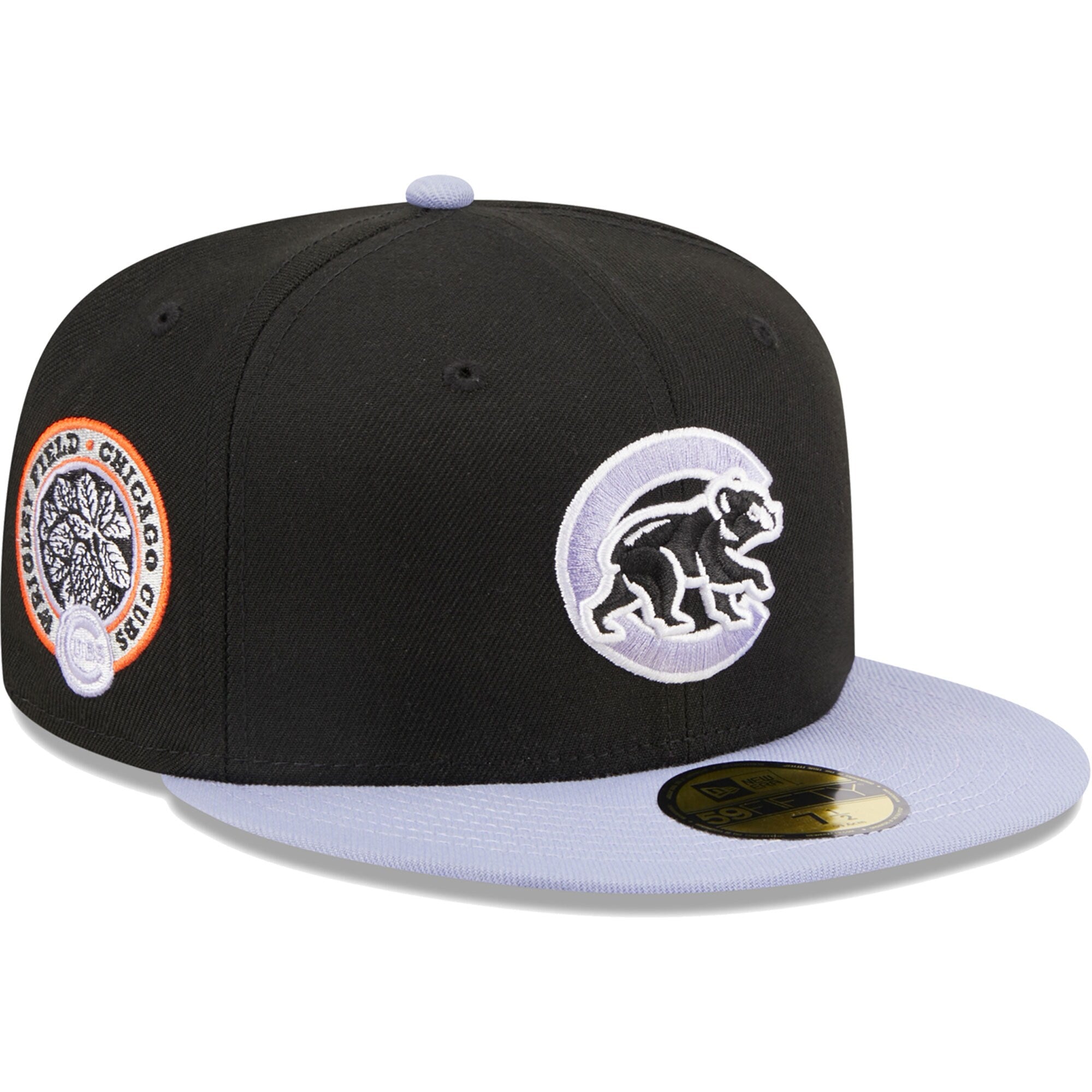 Chicago Cubs New Era Side Patch 59FIFTY Fitted Hat - Black