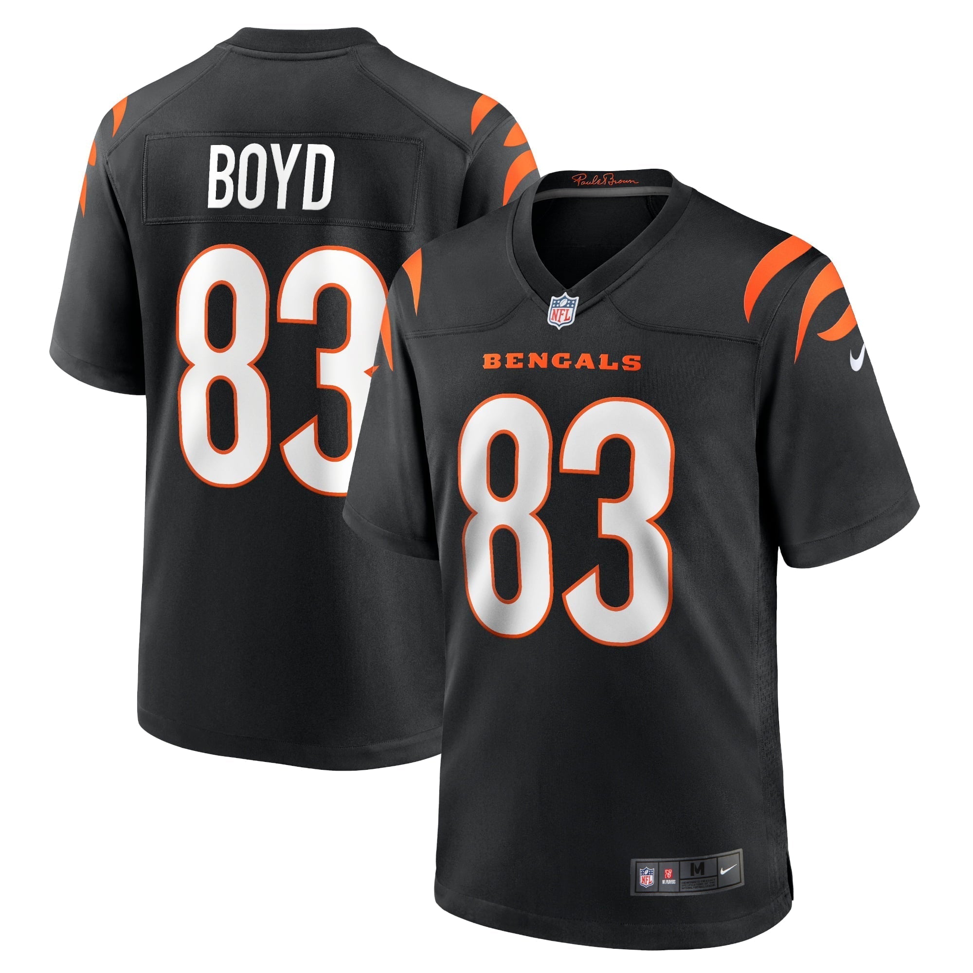Men s Nike Tyler Boyd Black Cincinnati Bengals Player Game Jersey