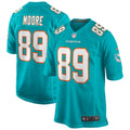 Nat Moore Miami Dolphins Nike Game Retired Player Jersey   Aqua