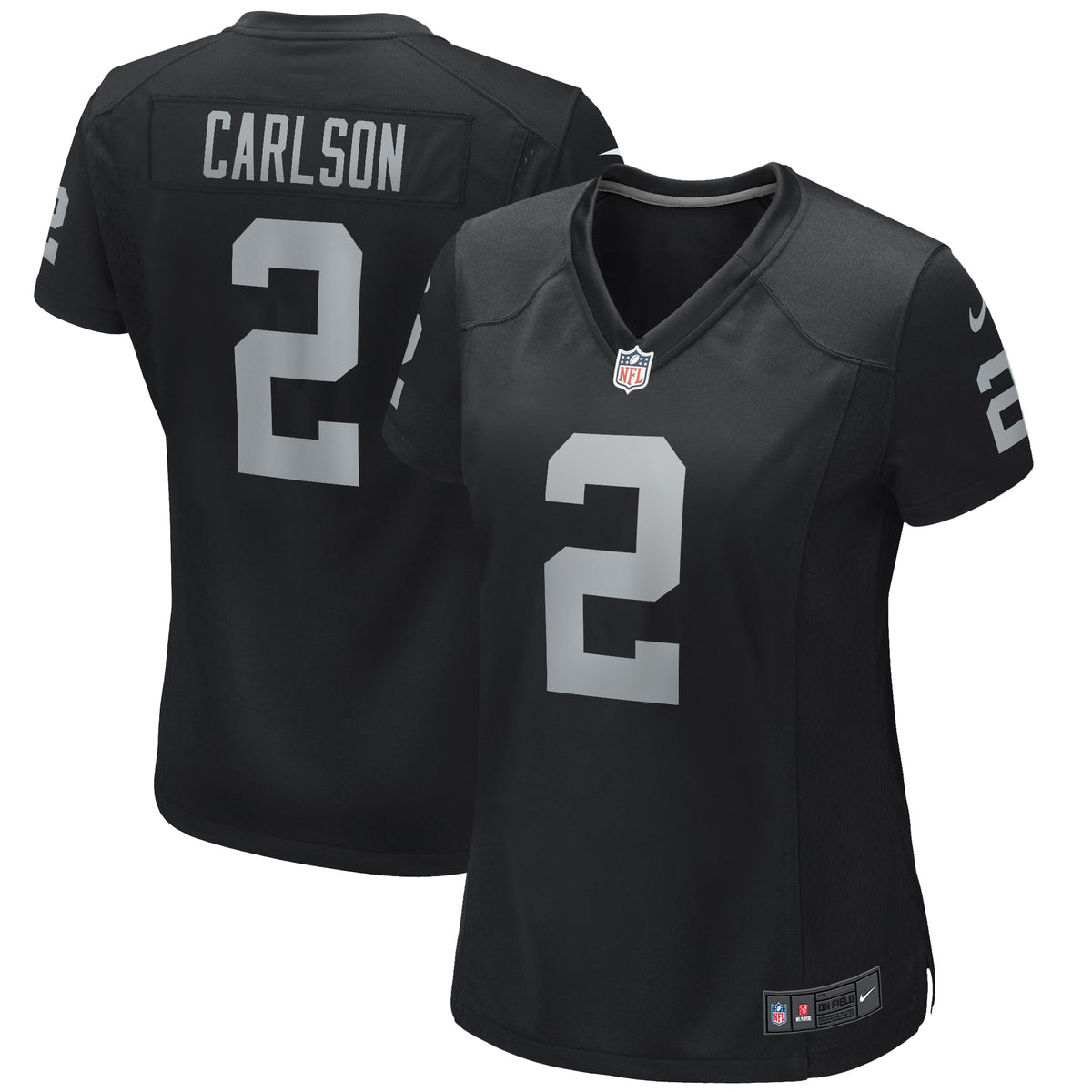 Daniel Carlson Las Vegas Raiders Nike Women s Player Game Jersey   Black