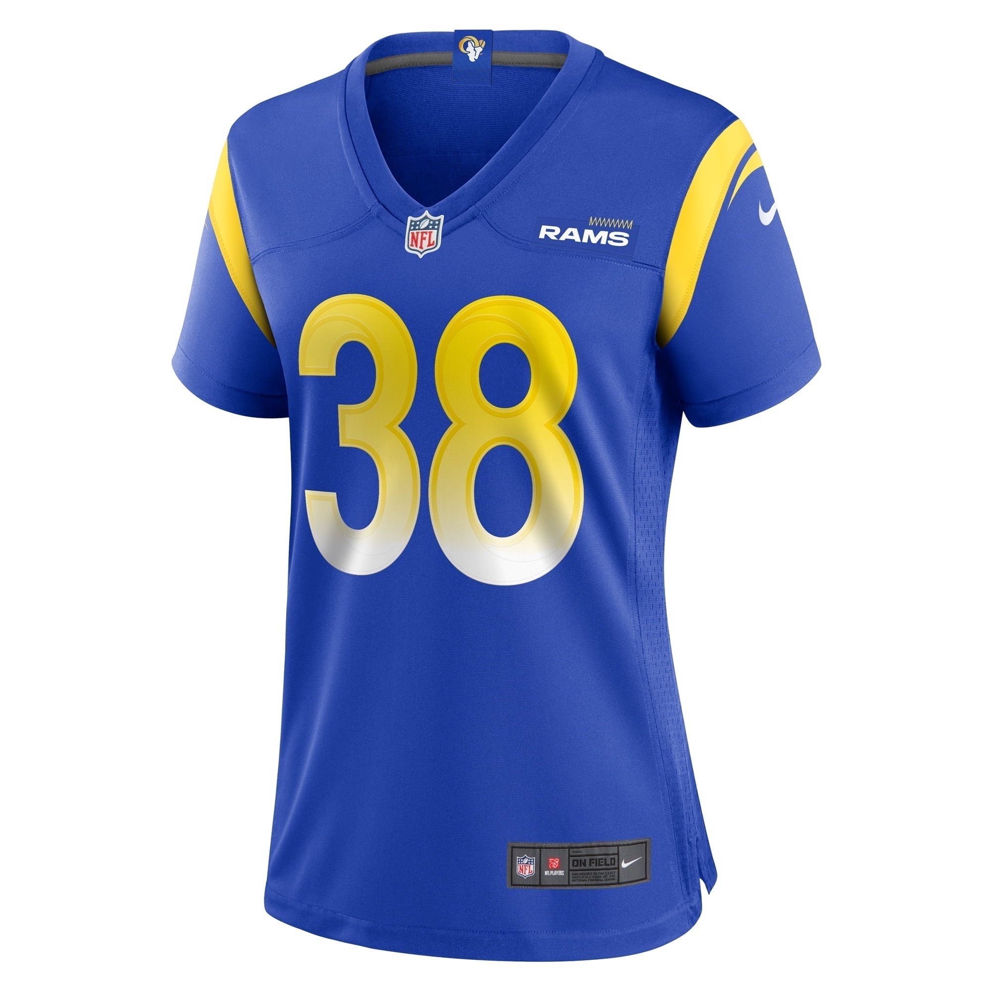Women s Nike Jordans Jones Royal Los Angeles Rams Home Game Jersey