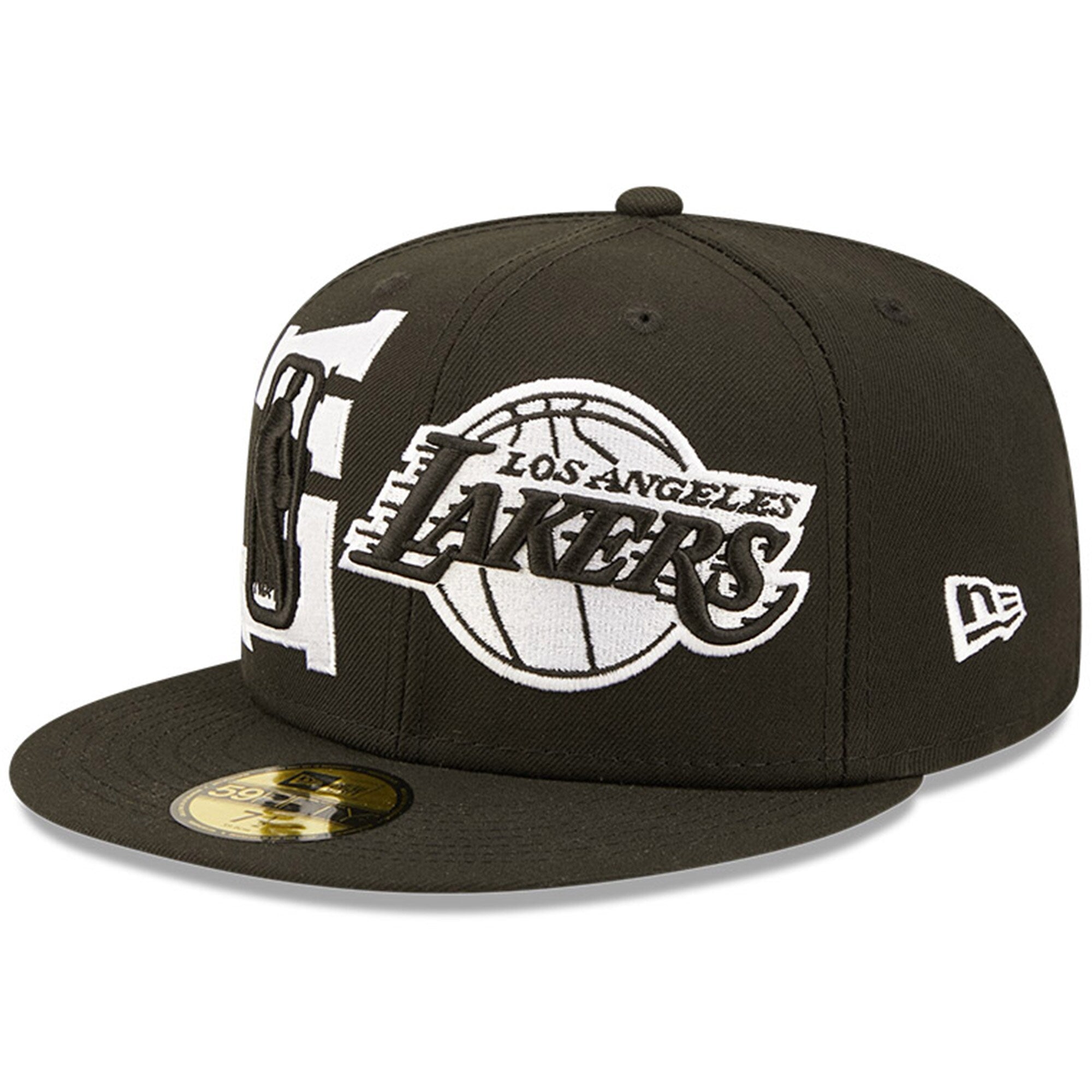Los Angeles Lakers New Era 2022 NBA Draft 59FIFTY Fitted Hat - Black/White