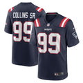 Men s Nike Jamie Collins Sr. Navy New England Patriots Home Game Player Jersey